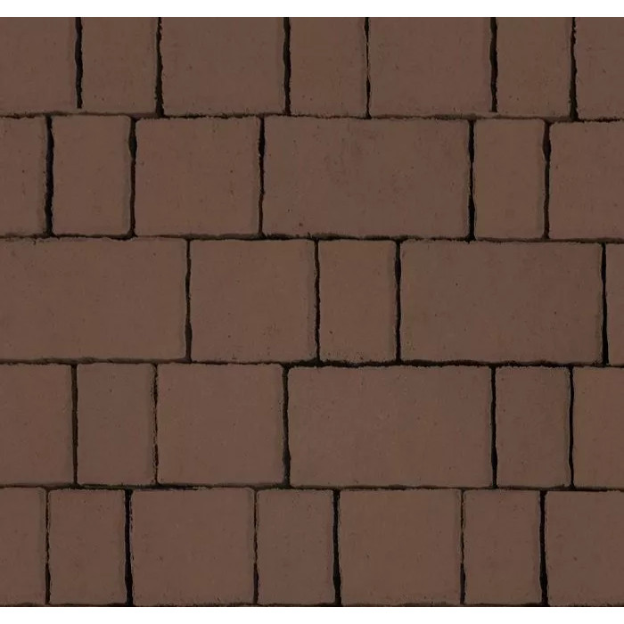 Тротуарная плитка Старый Город 60 мм Коричневый
